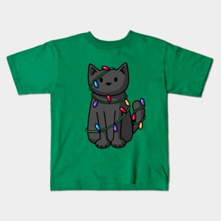 Wrapped Up In Lights Kids T-Shirt